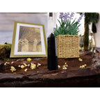 Black Obsidian Crystal Tower Point 3" For Healing Meditation & Home Decor