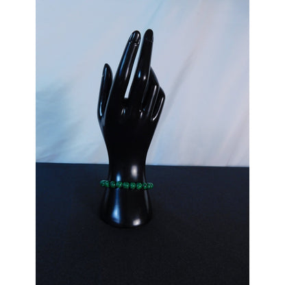 Malachite Beaded Bracelet Stretch Green Crystal Gemstone Healing Energy Jewelry