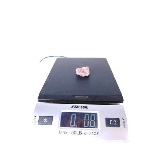 Small Raw Rose Quartz Stone Pink Rough Crystal Chunk Altar Decor 0.8 Oz