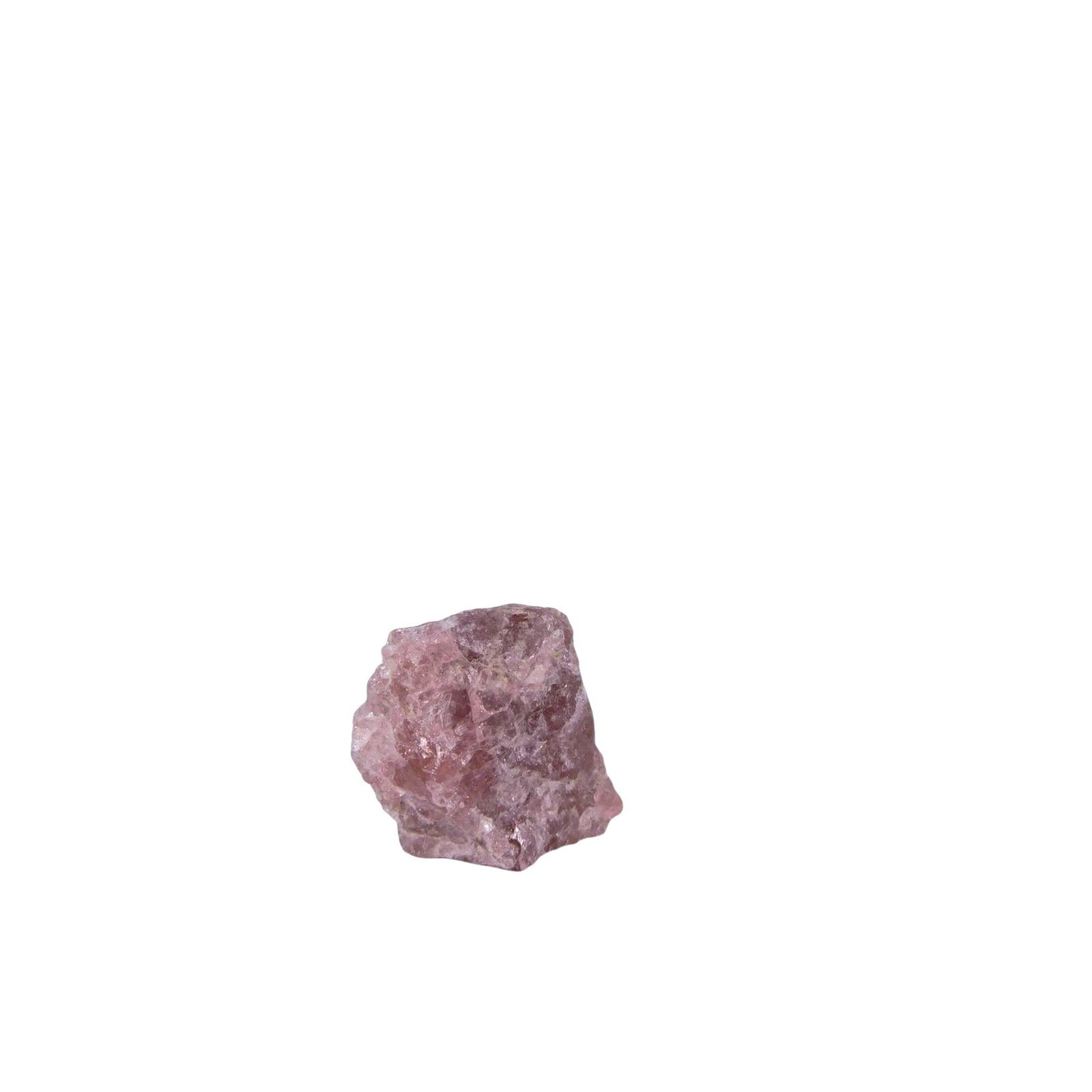 Small Raw Rose Quartz Stone Pink Rough Crystal Chunk Altar Decor 0.8 Oz