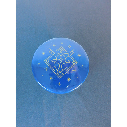 Capricorn Zodiac Trinket Box Ceramic Astrology Storage Jar Star Sign Gift Decor