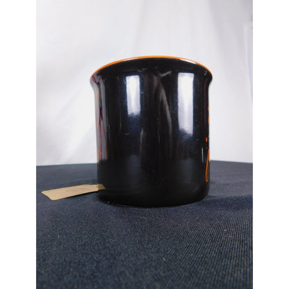 Witch Please Mug 16oz Black Orange Stars NWT