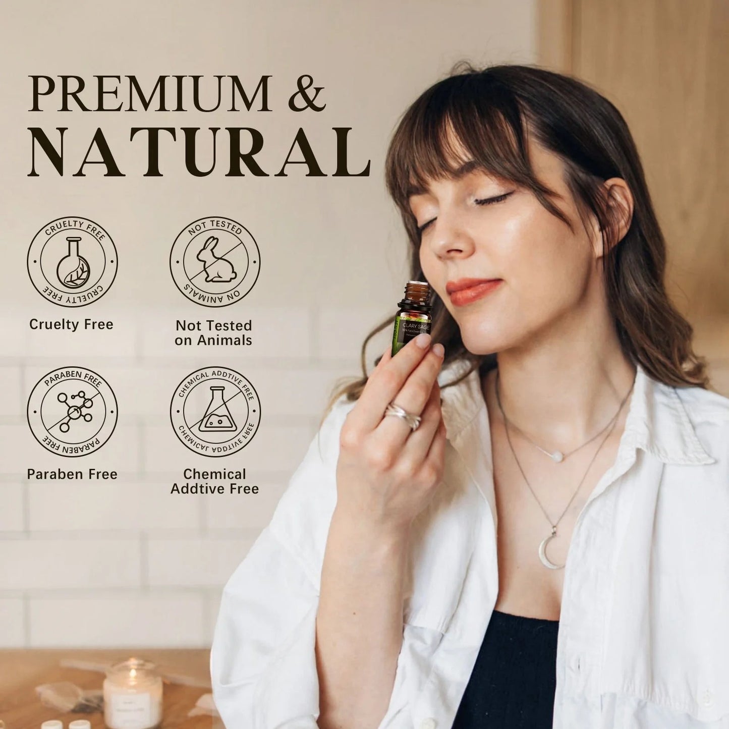 Woody & Herbal Essential Oils Set - TOP 14 Fragrance Oils 5ml