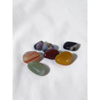 7 Chakra Tumbled Stone Set in Velvet Pouch Crystal Witch Altar Decor