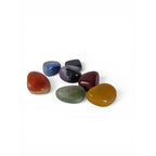 7 Chakra Tumbled Stone Set in Velvet Pouch Crystal Witch Altar Decor