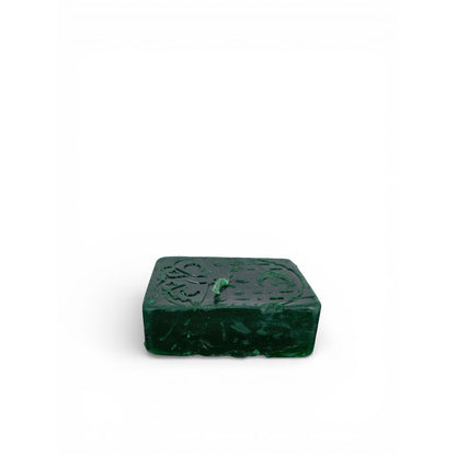 Handmade Rectangle Moth Moon Candle Small Single Wick Decor Witchy Altar Decor