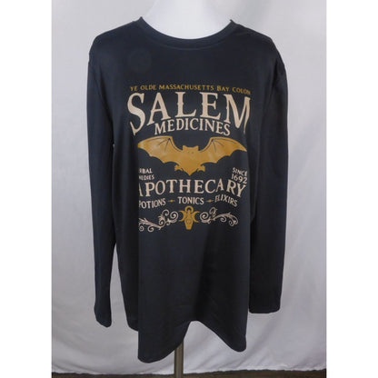 Salem Apothecary Bat Shirt – Witchcore Graphic – Size XL – New