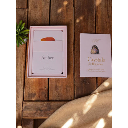 Crystals For Beginners Deck By Judy Hall 50 Cards To Heal Body Mind & Spirit New