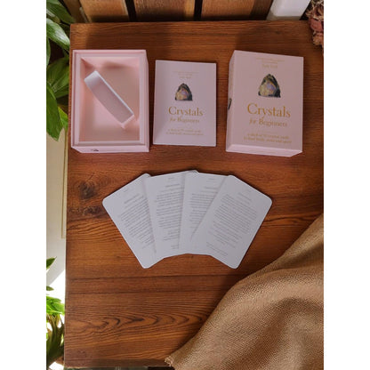 Crystals For Beginners Deck By Judy Hall 50 Cards To Heal Body Mind & Spirit New