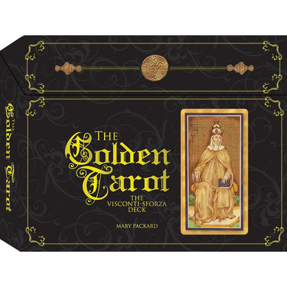The Golden Tarot: Visconti-Sforza Deck by Mary Packard, New in Box