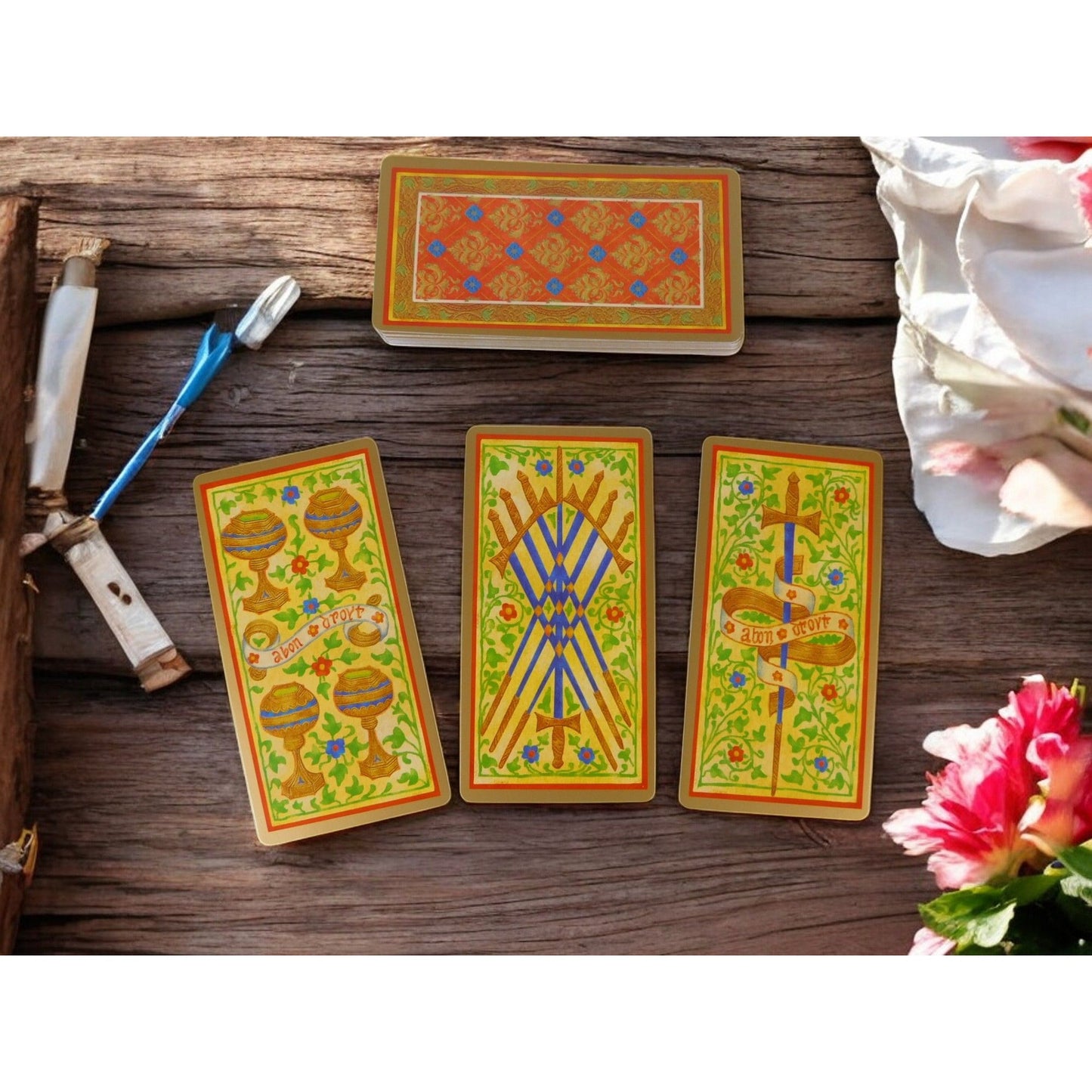 The Golden Tarot: Visconti-Sforza Deck by Mary Packard, New in Box