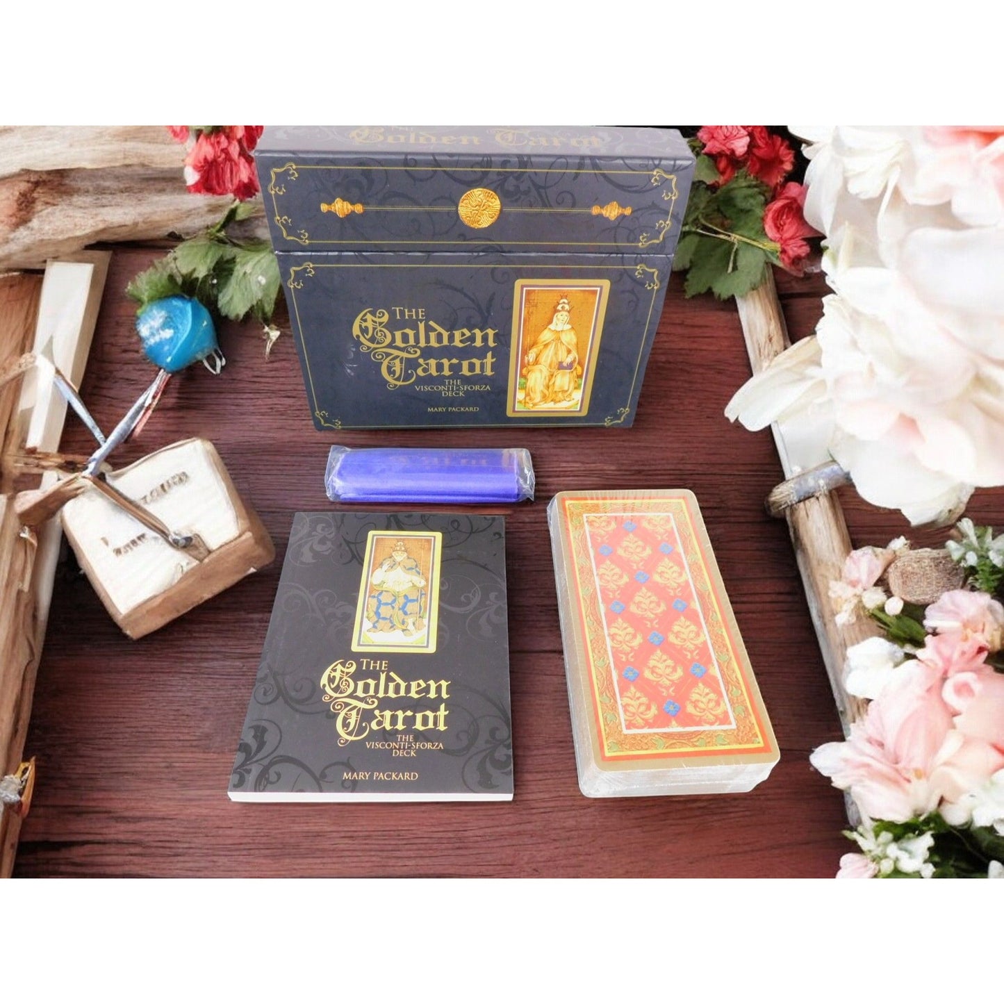 The Golden Tarot: Visconti-Sforza Deck by Mary Packard, New in Box