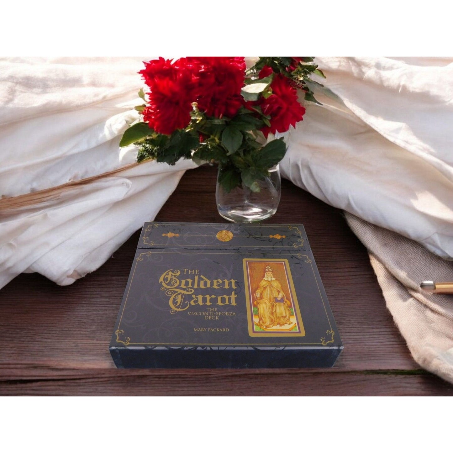 The Golden Tarot: Visconti-Sforza Deck by Mary Packard, New in Box