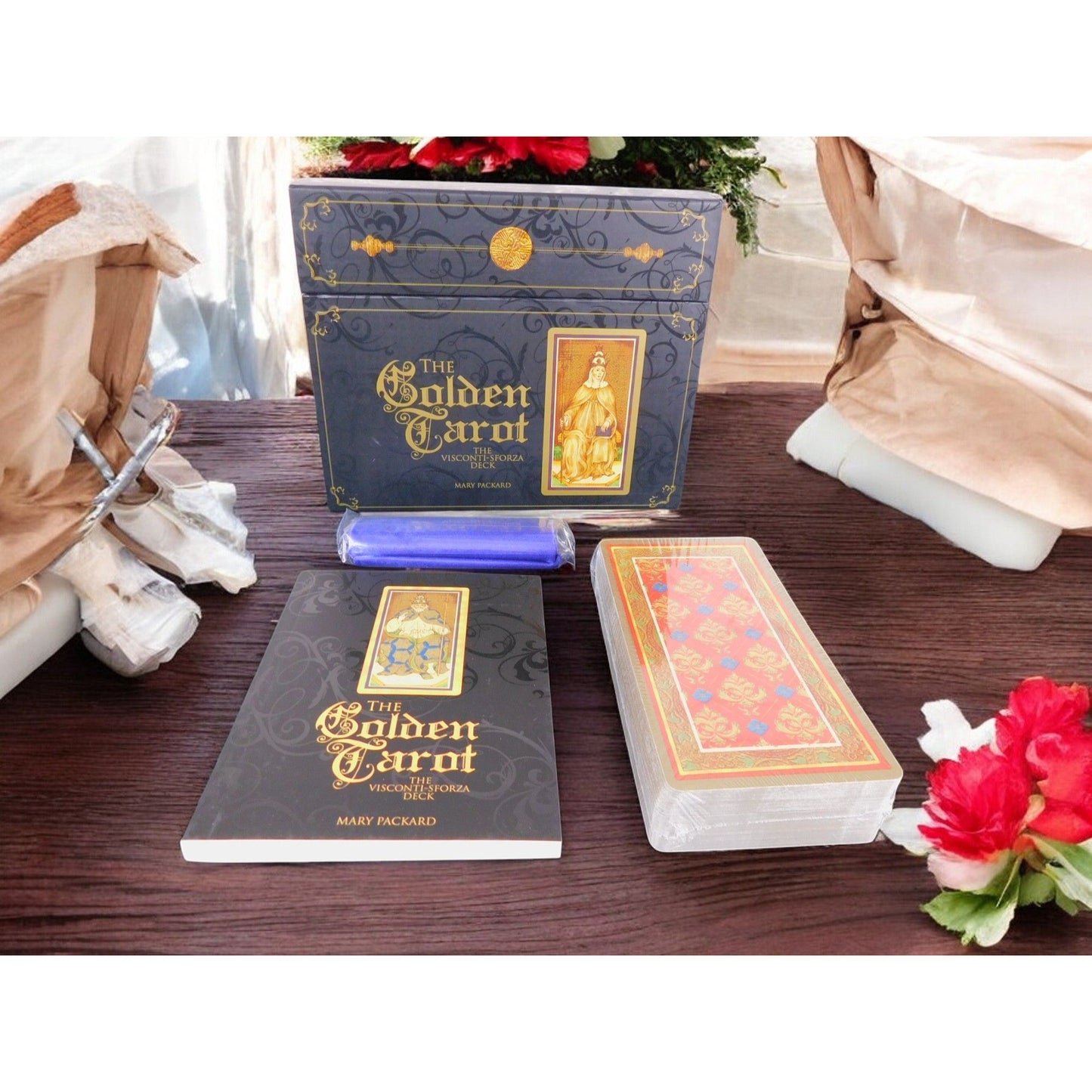 The Golden Tarot: Visconti-Sforza Deck by Mary Packard, New in Box