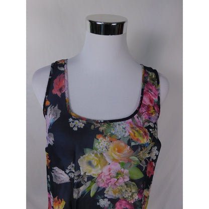 Topshop Floral Lace Back Tank Top Boho Witchcore US 4 Romantic