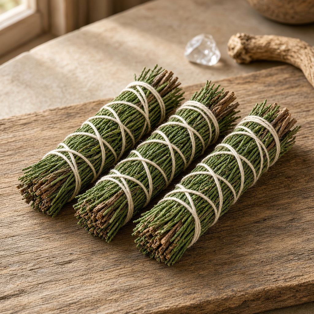 Cedar Herbal Cleansing 4-Inch Bundles, Pack of 3