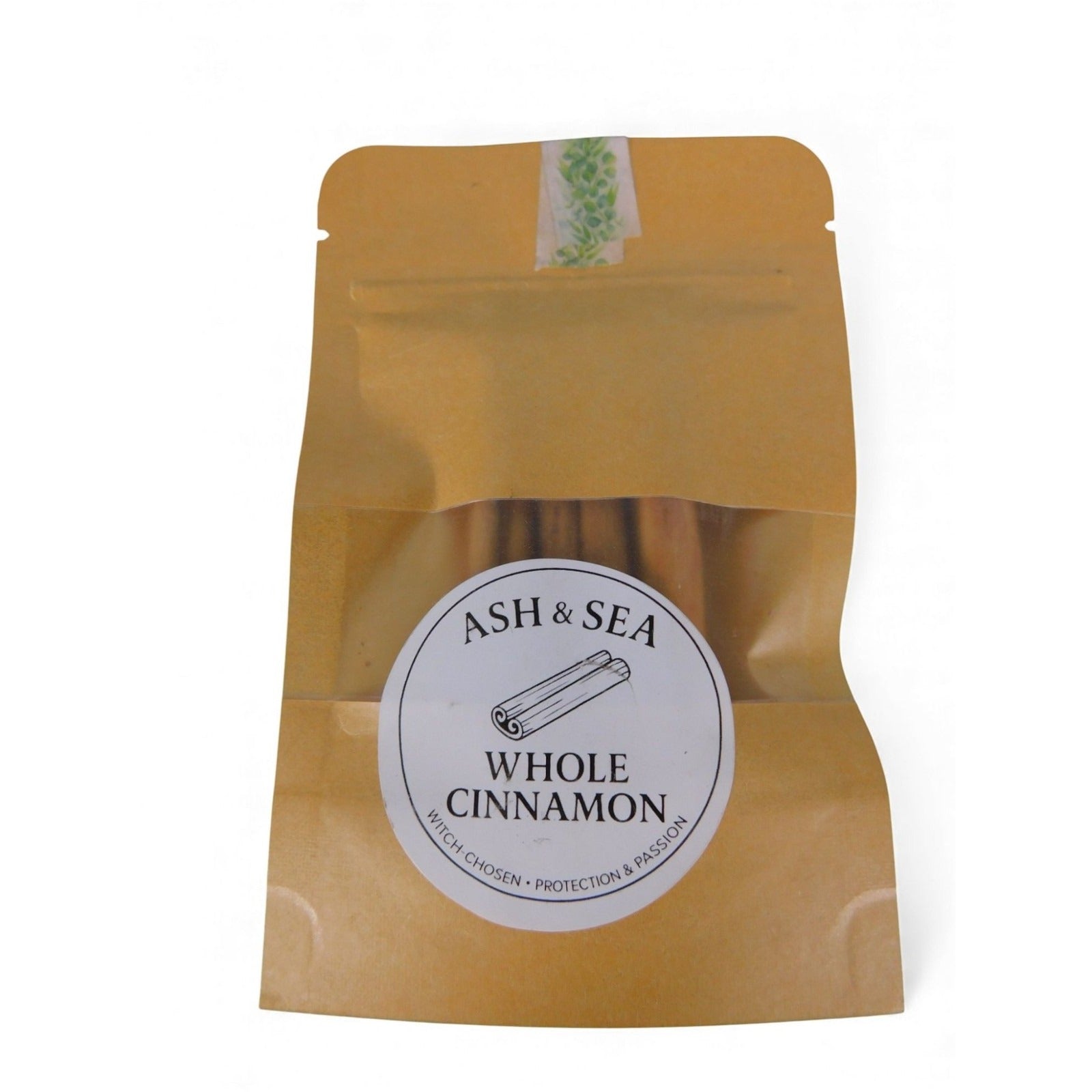 Ash & Sea Whole Cinnamon Witch Chosen Protection Passion Ritual Herb Sticks