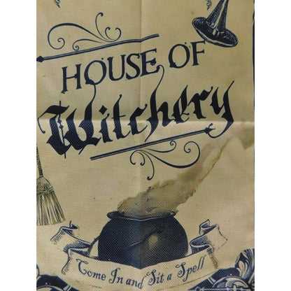 House Of Witchery Charms Potions Enchantments Garden Flag 12"x18"