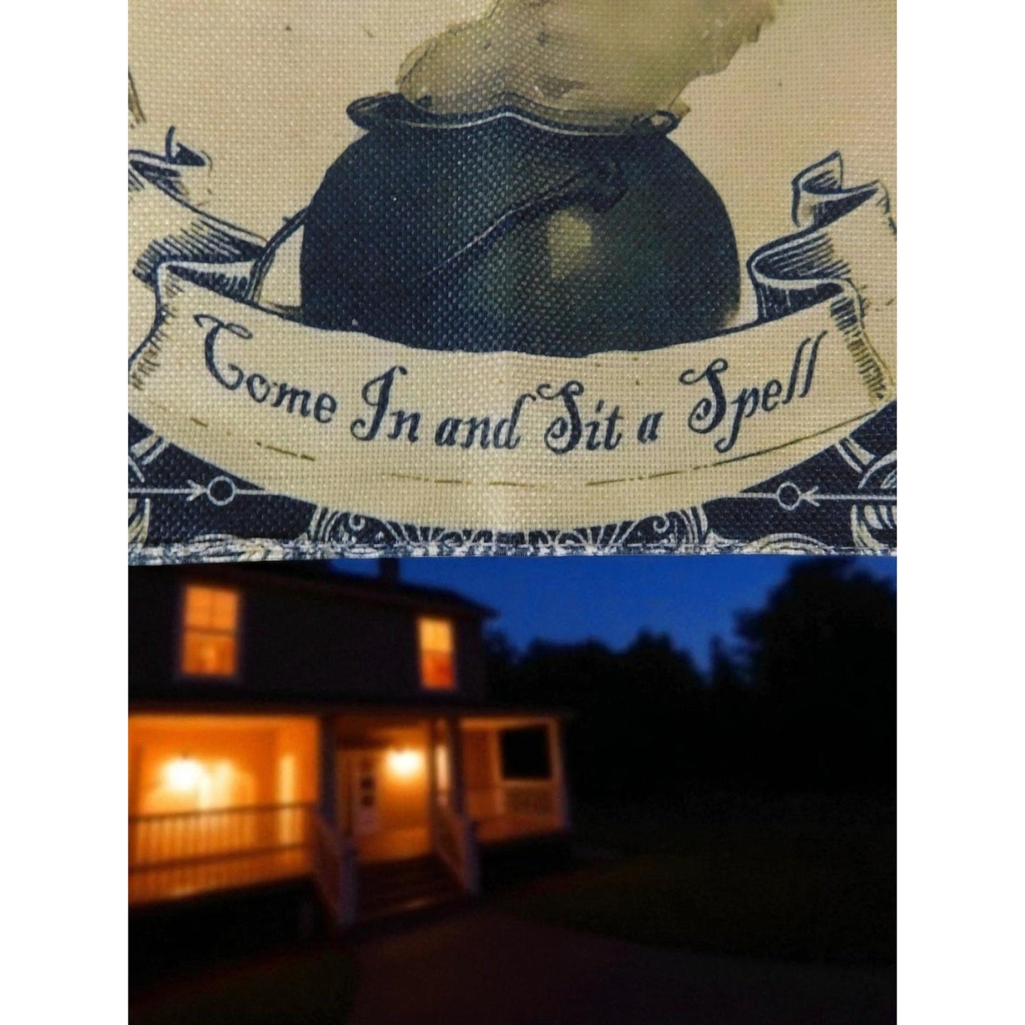 House Of Witchery Charms Potions Enchantments Garden Flag 12"x18"