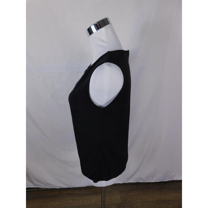 Merona Tank Top Womens Small Black Sleeveless Stretch Basic Layering Shirt