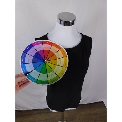 Merona Tank Top Womens Small Black Sleeveless Stretch Basic Layering Shirt