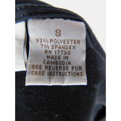 Merona Tank Top Womens Small Black Sleeveless Stretch Basic Layering Shirt