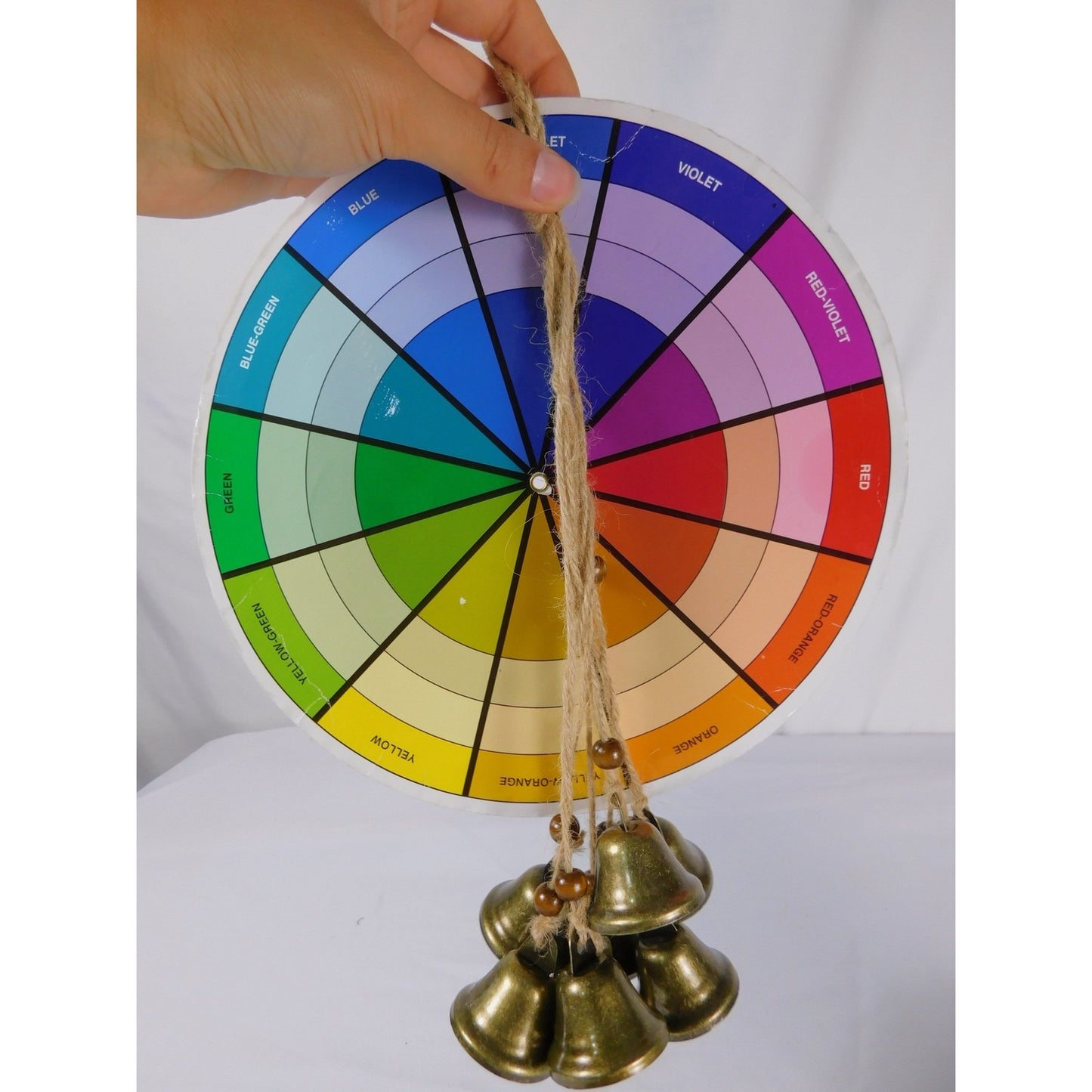 Witch Protection Bells Brass Jute Rope - New - Witchcore Folk