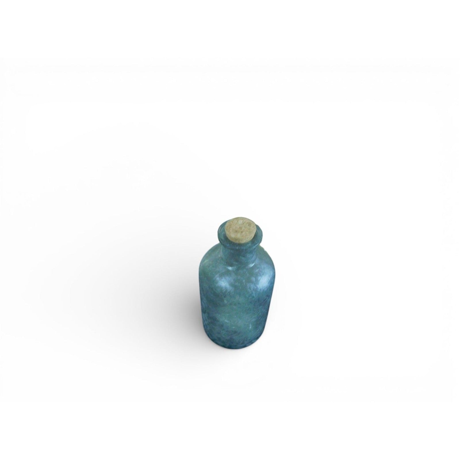 Clear Glass Apothecary Medicine Bottle W Cork Stopper Pharmacy Decor