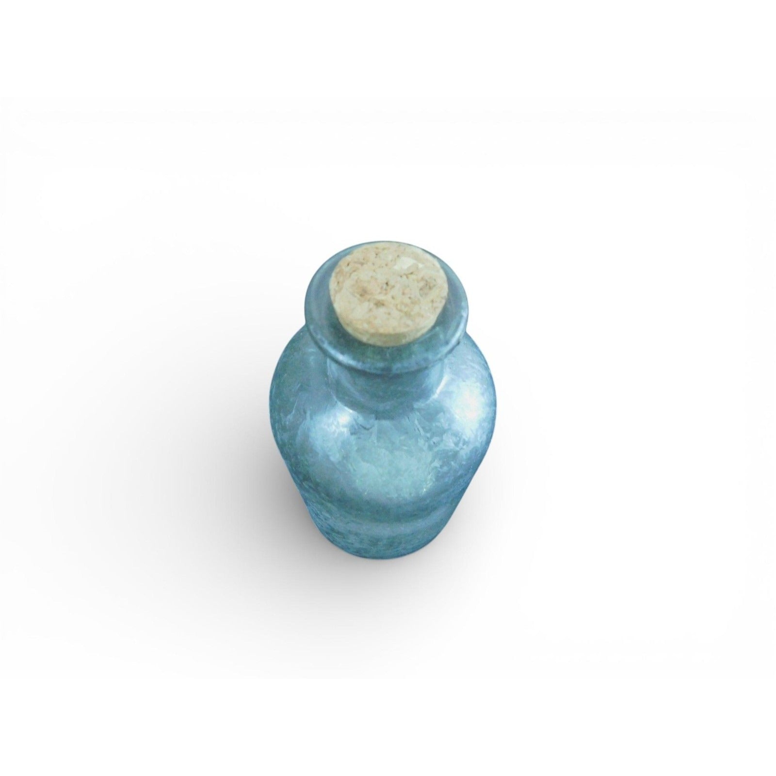 Clear Glass Apothecary Medicine Bottle W Cork Stopper Pharmacy Decor