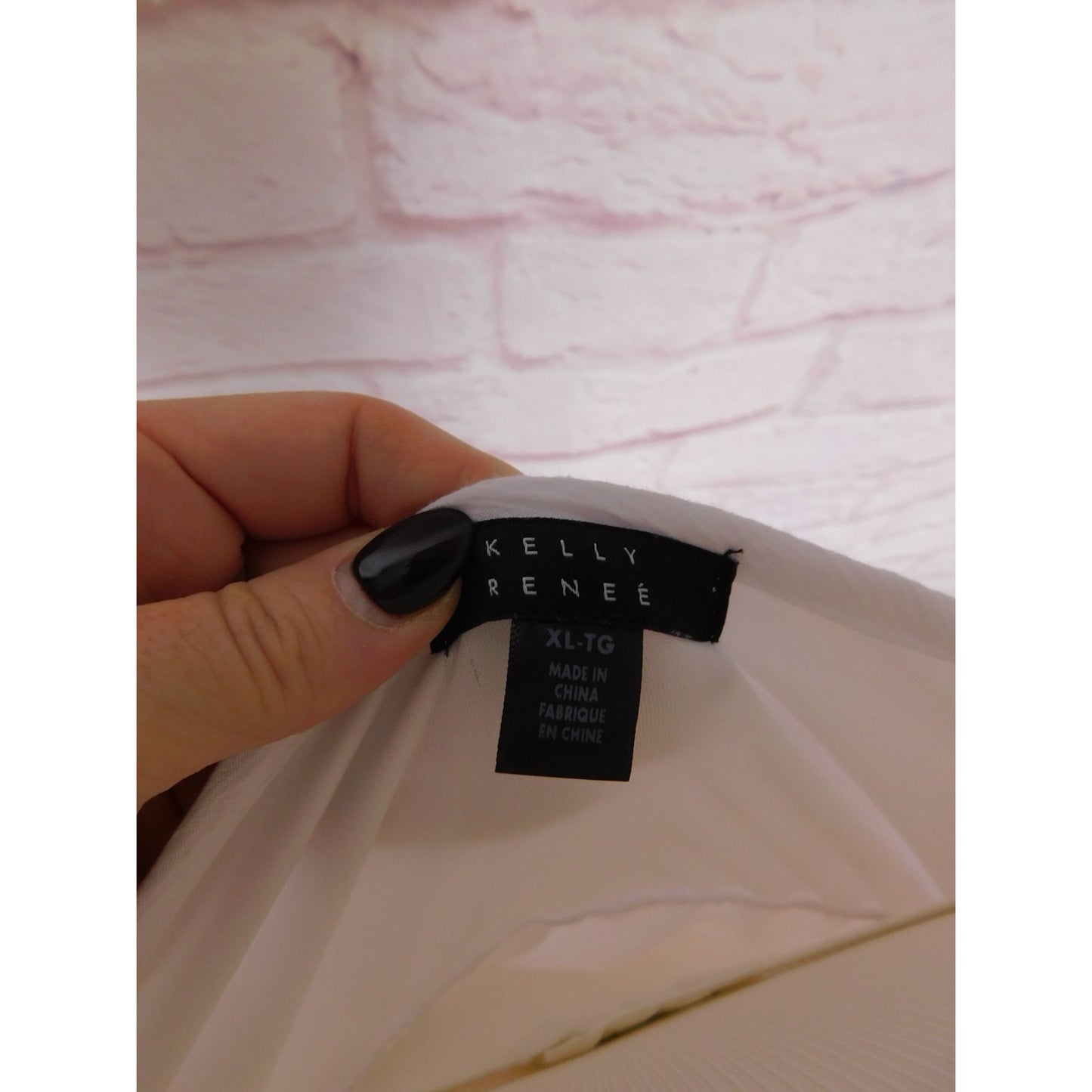 Kelly Renee Boho Maxi Dress With Floral Embroidery Double Spaghetti Straps White Womens XL