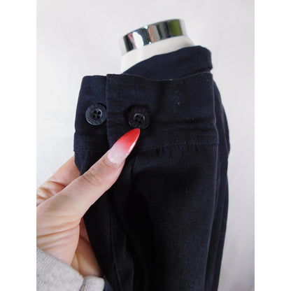 Bazzi Black Suede-Like Shirt XL - Mens Long Sleeve - Excellent