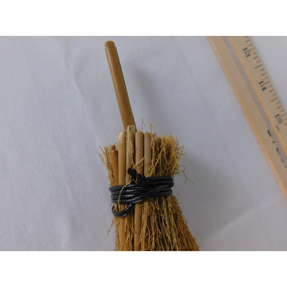 Triquetra Crystal Mini Besom Broom Witchcraft Altar Cleansing Pagan Wicca Decor
