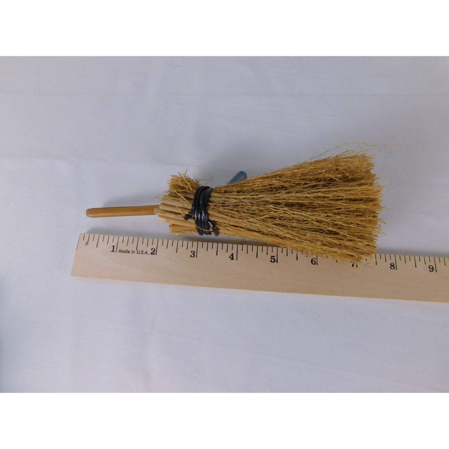 Triquetra Crystal Mini Besom Broom Witchcraft Altar Cleansing Pagan Wicca Decor