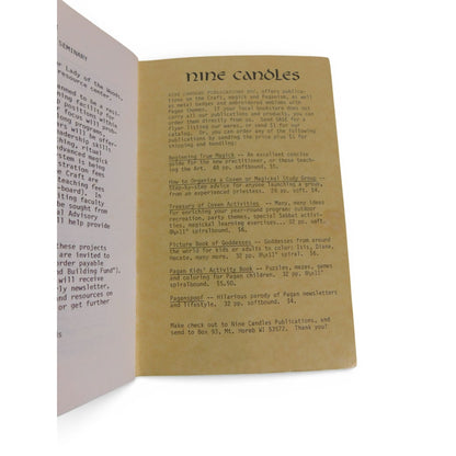 How to Organize a Coven Amber K Vintage Wicca Zine Booklet