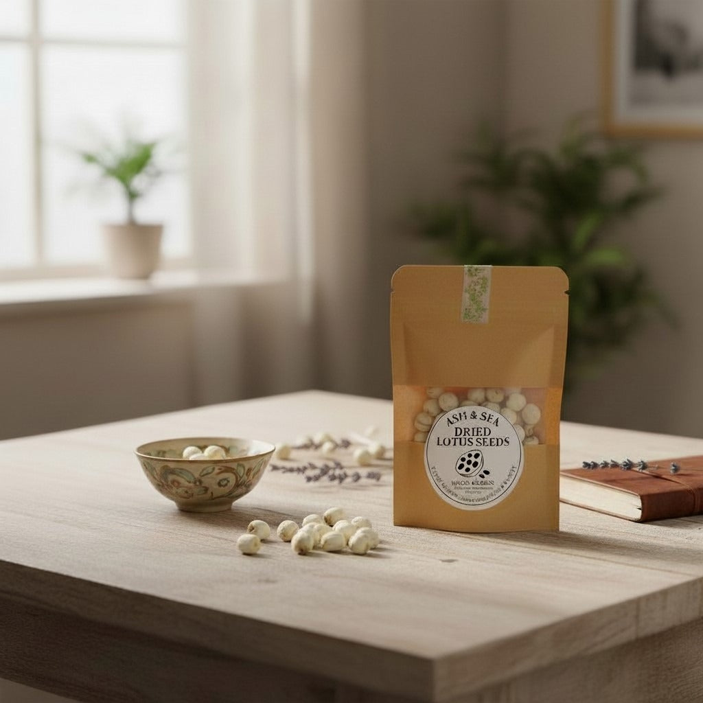 Ash & Sea Dried Lotus Seeds Witch-Chosen Ritual Herb Spiritual Purity Wicca