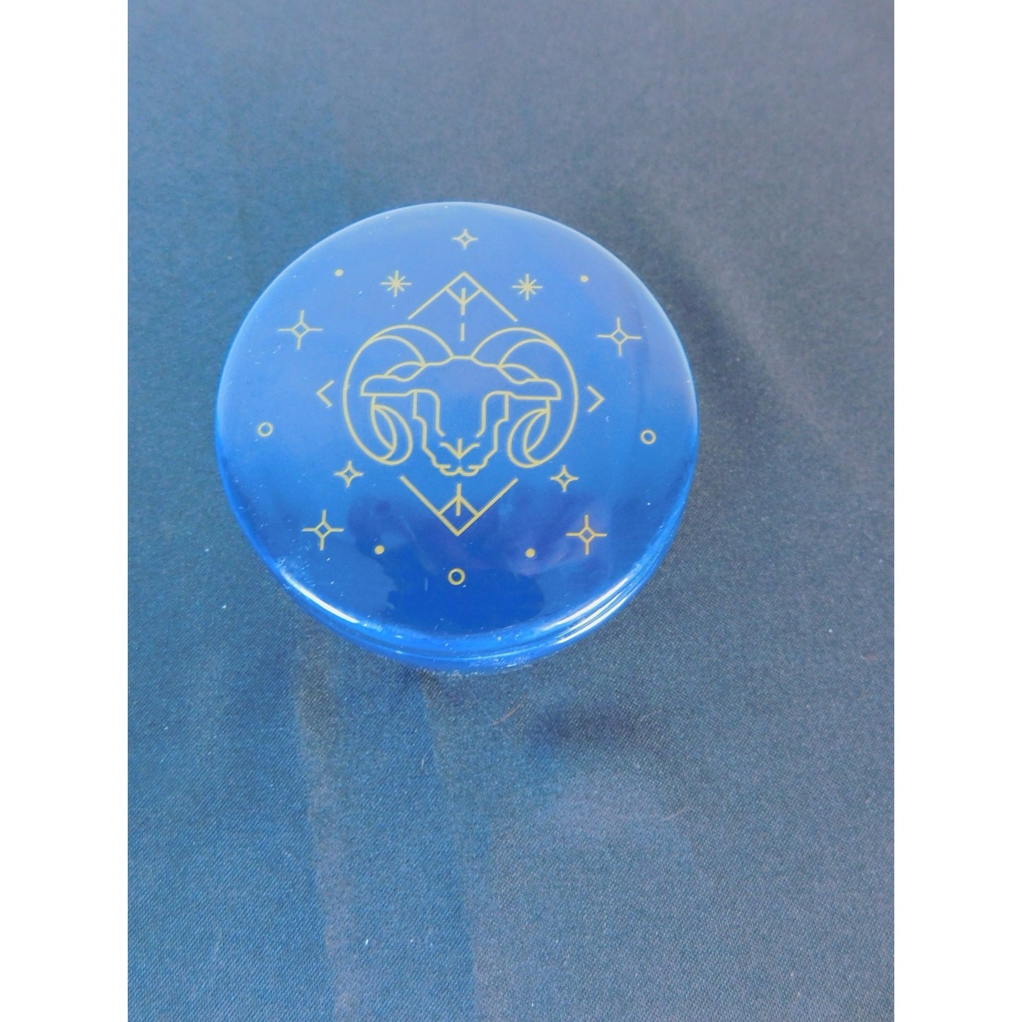 Ceramic Aries Zodiac Trinket Box Astrology Ram Horoscope Dish Star Sign Decor Gi