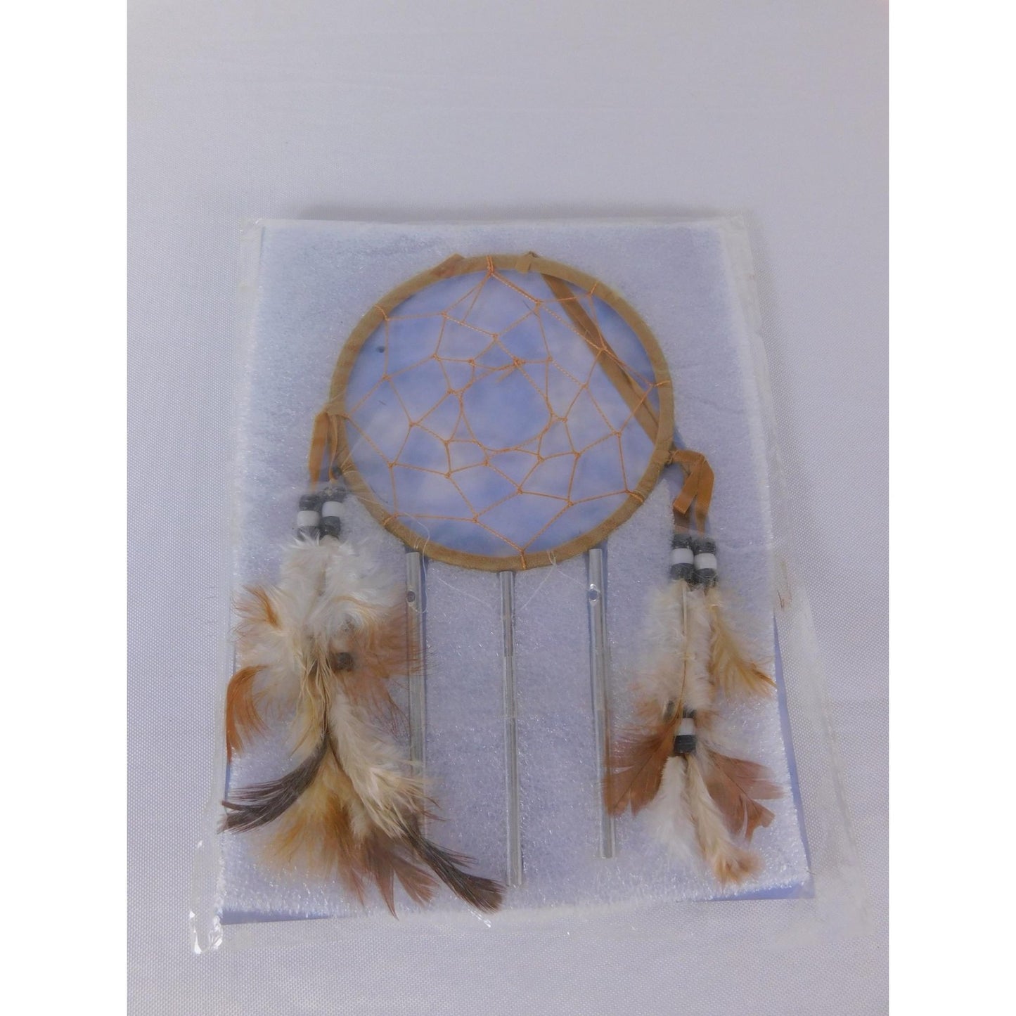 Multicolor Feather Dream Catcher Small Boho Wall Hanging Wind Chime Decor