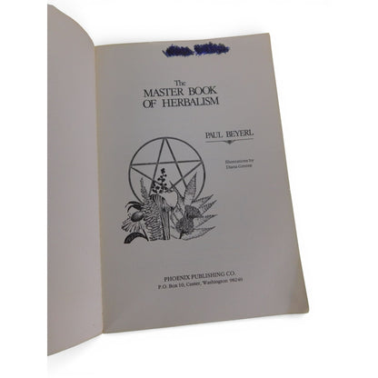 The Master Book of Herbalism Paul Beyerl Occult Herbal Guide