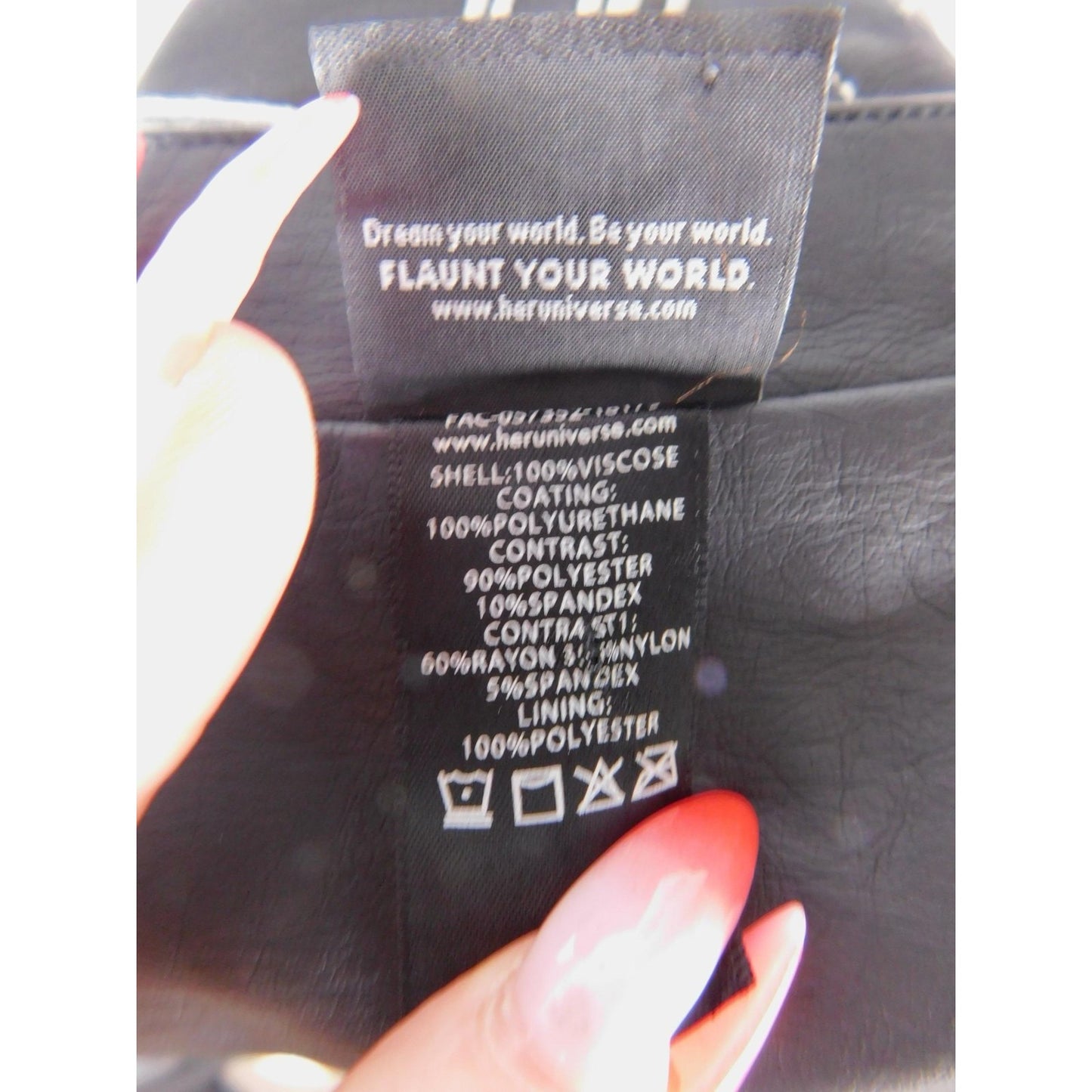 Her Universe Thor Faux Leather Jacket L - God of Thunder - Excellent