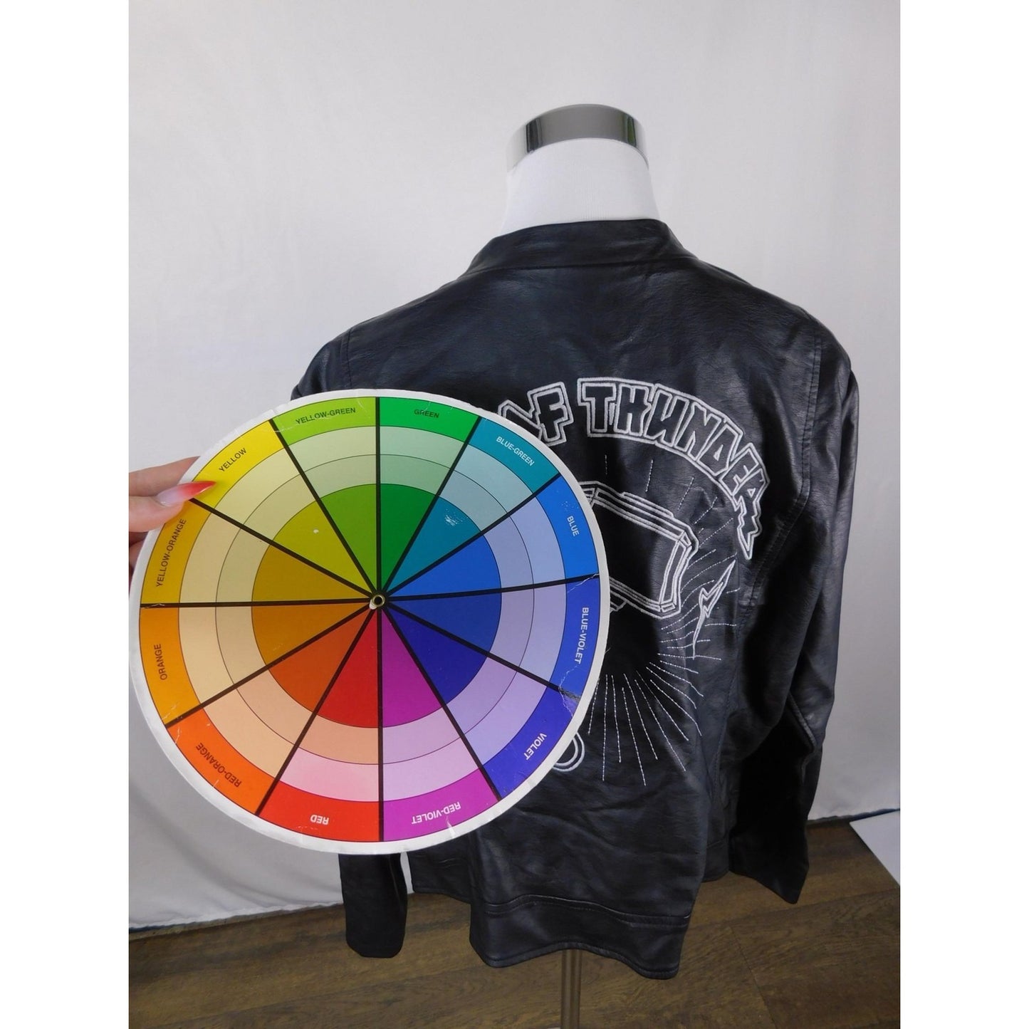 Her Universe Thor Faux Leather Jacket L - God of Thunder - Excellent