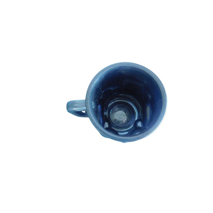 Skull-Shaped Black Glass Mug 20oz For Coffee Tea Halloween Decor Unique Gift Durable Design