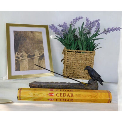 HEM Cedar Incense Sticks Witchy Aromatherapy Meditation Cleanse