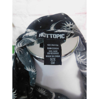 Hot Topic Celestial Sun Moon Babydoll Dress Gothic Witchy S