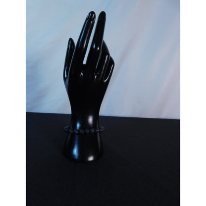 Lava Rock Bracelet 8mm Stretch Black - New - Witchcore Earth