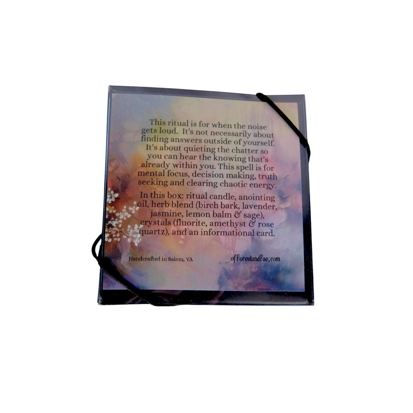 Clarity Spell Kit - Insight Intuition Focus - Glass Oil