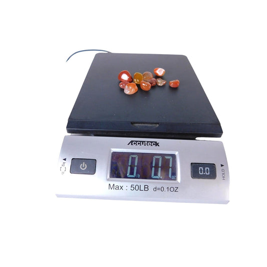 Carnelian Tumbled Stones Small Bulk Crystal Lot Orange Healing Stone