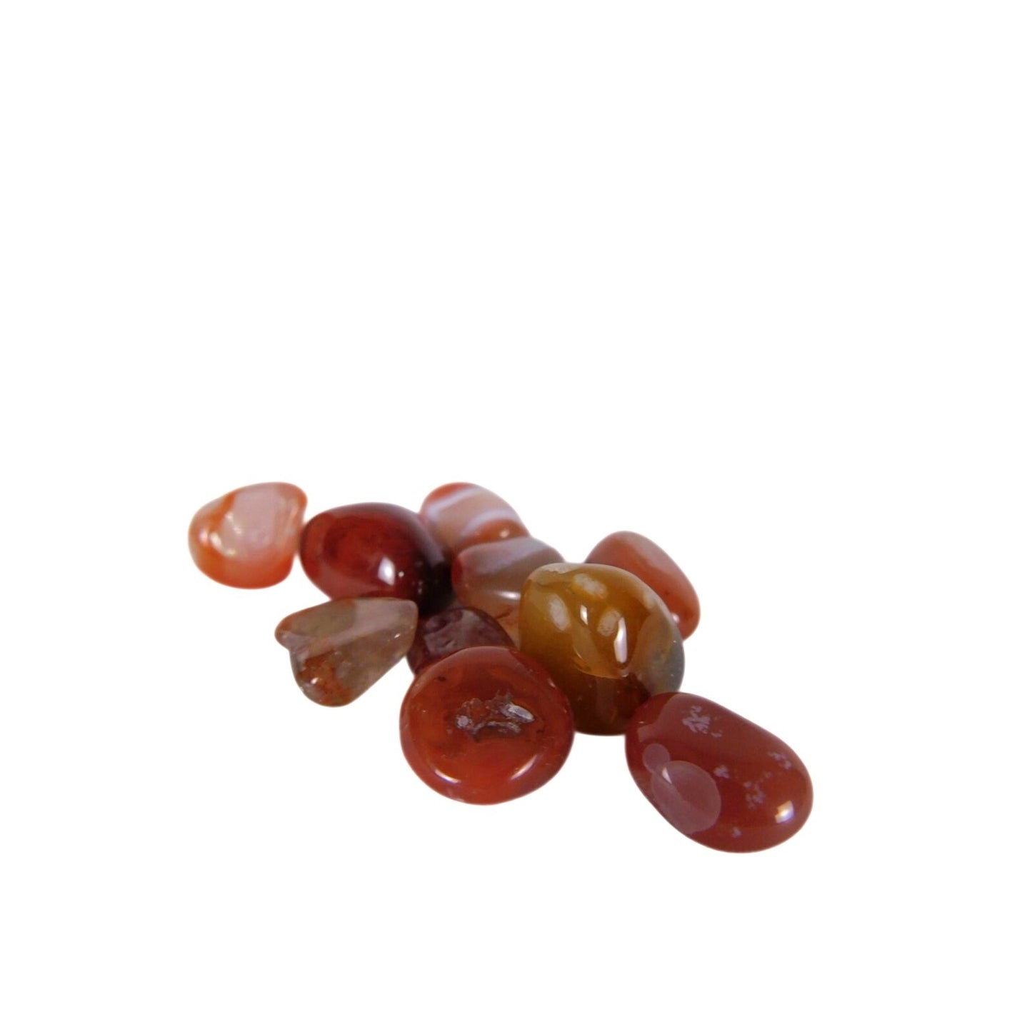 Carnelian Tumbled Stones Small Bulk Crystal Lot Orange Healing Stone