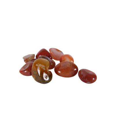 Carnelian Tumbled Stones Small Bulk Crystal Lot Orange Healing Stone