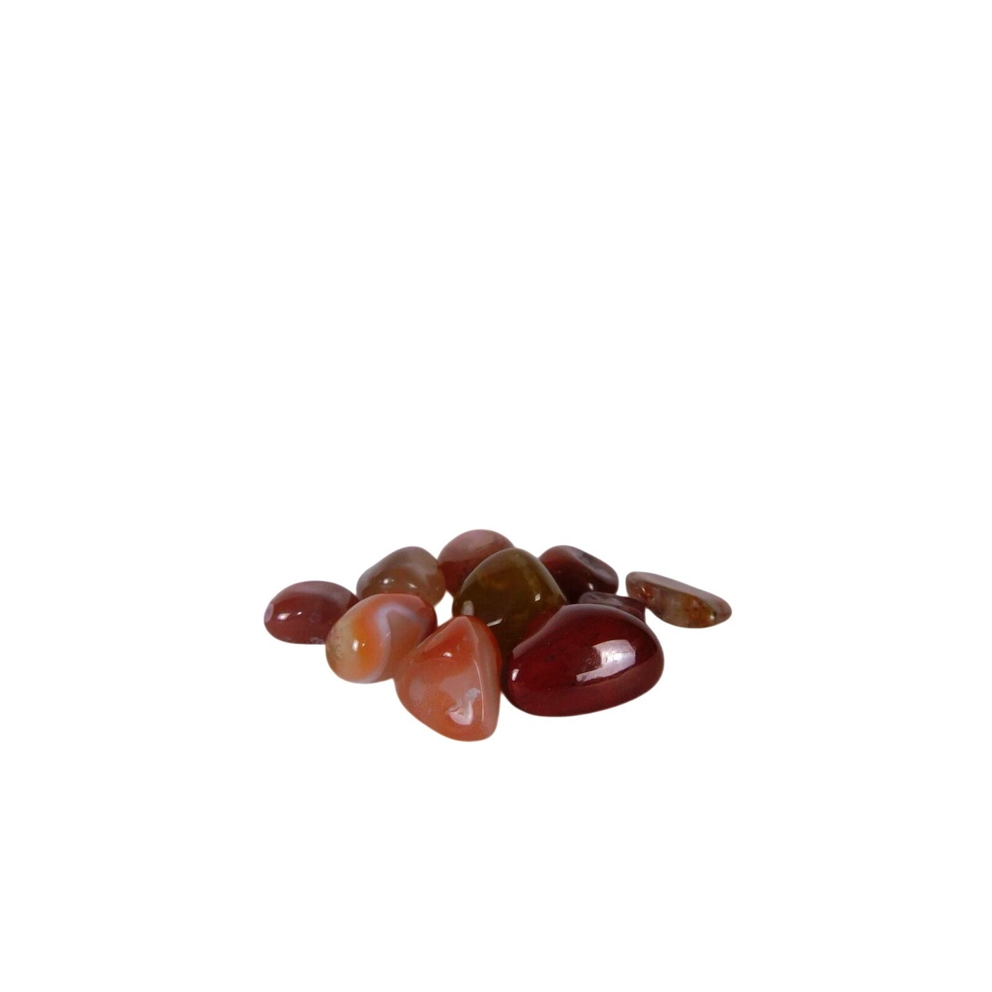 Carnelian Tumbled Stones Small Bulk Crystal Lot Orange Healing Stone