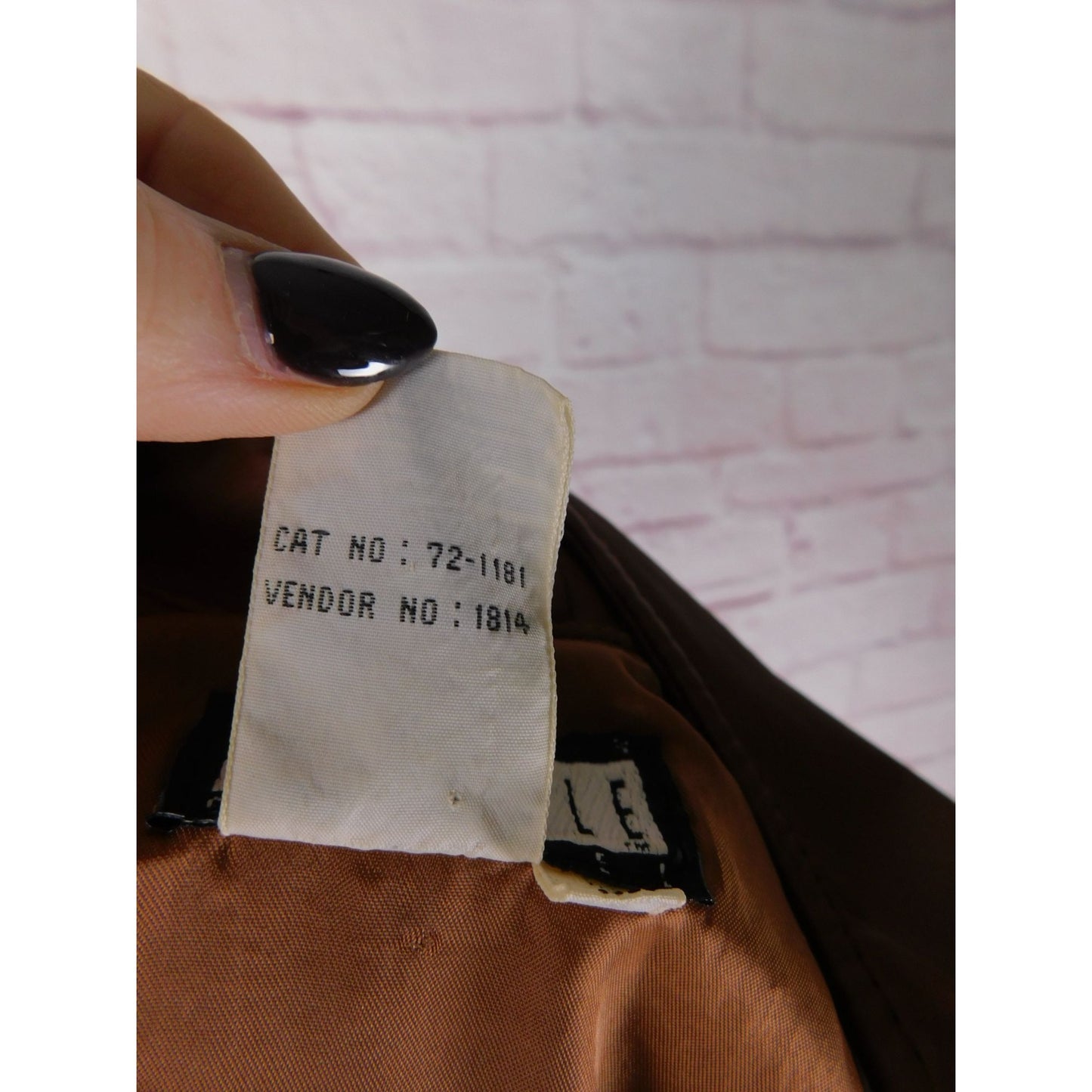 E Style VTG Womens Leather Sleeveless Zip-Up Vest XL Brown